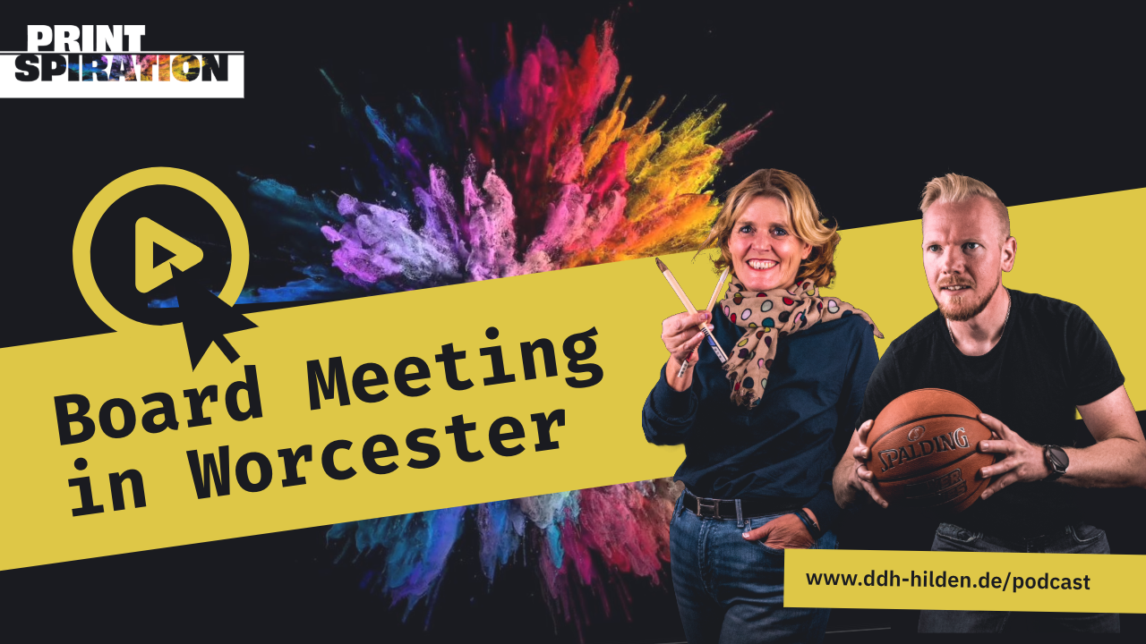 Thumbnail mit Bigi und Felix. Thema Board Meeting in Worcester.