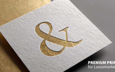 Wenn Berührung zur Botschaft wird: Wie Premium Print Luxusmarken unvergesslich macht