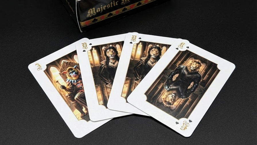 Wie gedruckte Spiele Menschen verbinden – und Marken im Kopf bleiben Kartenspiel Löwen