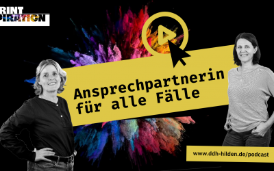 Von der Kundin zur Taktgeberin: Wie Melanie Emmerlich unsere Druckerei jeden Tag auf Kurs hält