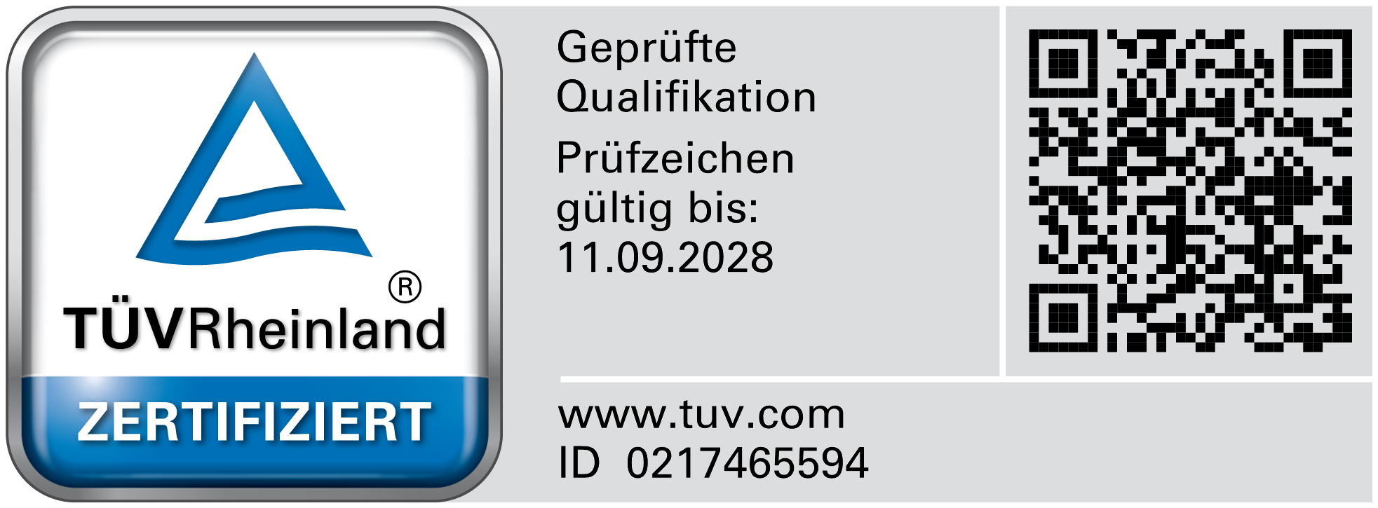 TR Testmark 0217465594 DE CMYK with QR Code