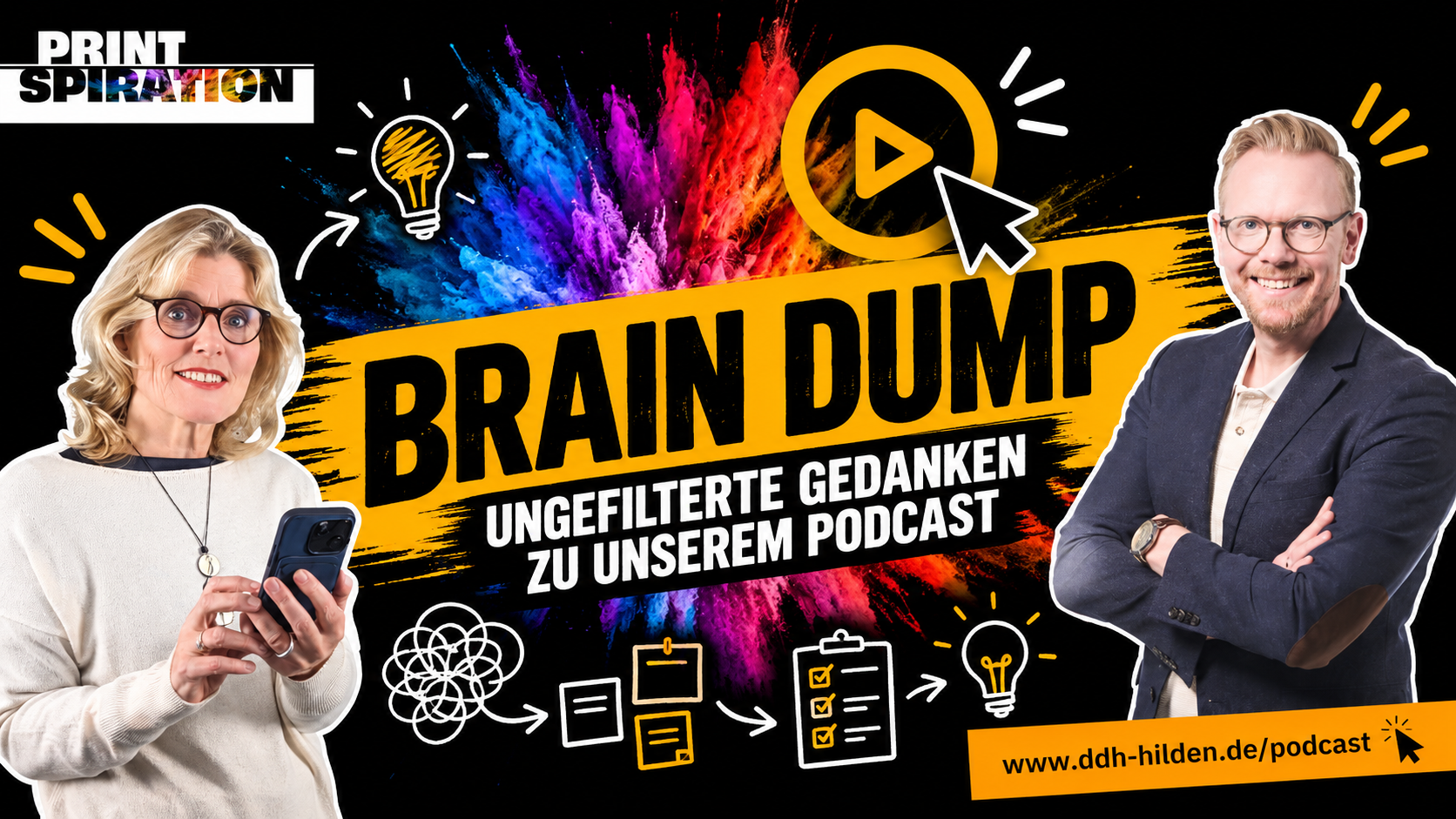 Brain Dump - ungefilterte Gedanken zu unserem Podcast